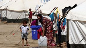 يعيش عشرات الآلاف في مخيم "الدباغة" في كردستان العراق ظروفا سيئة- أ ف ب