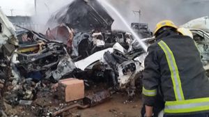 الحوثي: تم استهداف" منظومة الباتريوت" بطائرة قاصف 2k - واس/ أرشيفية 
