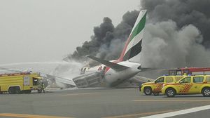 أغلق مطار دبي حتى إشعار آخر بعد الحادث- أرشيفية