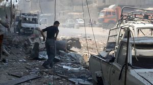قضى 18 مدنيا في غارات روسية على أحياء حلب اليوم- أرشيفية