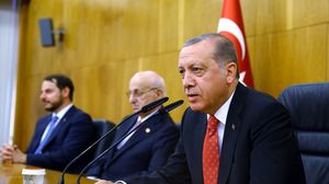 أردوغان التقى قيادات بالجيش الحر ومدح تعاونهم مع القوات التركية في عفرين- الأناضول