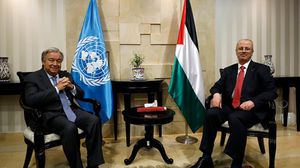 وصل غوتيريس الثلاثاء إلى رام الله والتقى رئيس الوزراء الفلسطيني- جيتي