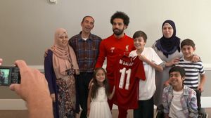 التقى صلاح بالطفل السوري خلال تواجده في أمريكا رفقة فريقه ليفربول- فيسبوك