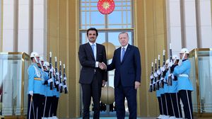 أردوغان استقبل الأمير تميم الأربعاء في المجمع الرئاسي في أنقرة- الأناضول