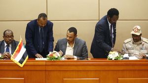 جرت مراسم التوقيع التي أطلق عليها اسم "فرح السودان" في "قاعة الصداقة" بالعاصمة الخرطوم- جيتي