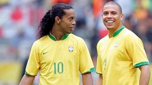 رونالدينيو لاعب آخر استمتع باللعب بجواره من وقت لآخر- الموقع الرسمي للاتحاد البرازيلي 