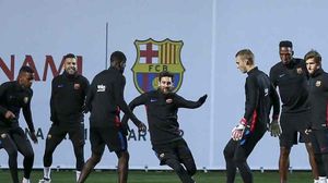 وتدرب البارسا  الخميس على أرضية ملعب "النور"- الموقع الرسمي ببرشلونة