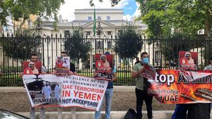 حقوقيون سعوديون وعرب يتظاهرون أمام سفارة الرياض في لندن للمطالبة بالإفراج عن المعتقلين