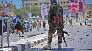 جندي صومالي الجيش الصومالي الصومال مقديشو- جيتي
