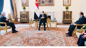 أكد السيسي على "الأهمية التي توليها مصر للتعاون الراسخ بين البلدين.. خاصة على الصعيد الأمني والاستخباراتي"- الرئاسة