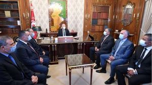 أكد الرئيس التونسي مرارا أنه لن يعود عن قراراته - (وكالة الأنباء التونسية)