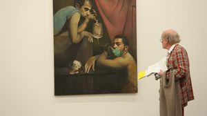 المعرض اعتذر عن عدم مناقشة تنسيق وضع لوحات الفنانين العراقيين دون مناقشتهم- جيتي