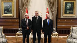 التقى عقيلة صالح الرئيس التركي خلال زيارته لأنقرة- الرئاسة التركية