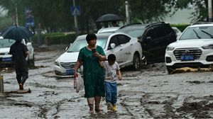 أمطار غزيرة تجتاح العاصمة الصينية بكين- جيتي