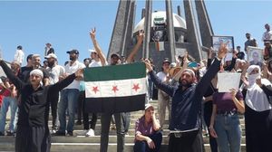 تظاهرات متواصلة بالسويداء ضد النظام السوري- إكس