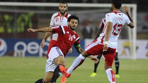 من المباراة التي جمعت مصر وتونس في تصفيات كأس أمم أفريقيا - الأناضول