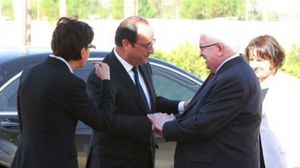 الرئيس الفرنسي فرانسوا هولاند في بغداد - أ ف ب