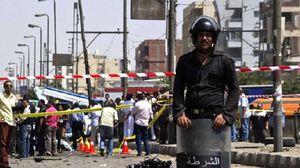 شرطة مصرية عقب هجوم على إحدى مقراتها - أرشيفية