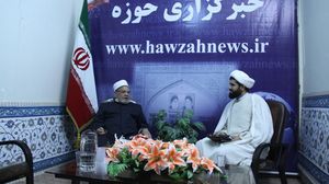 من زيارة الوفد الأزهري للحوزة الشيعية في إيران