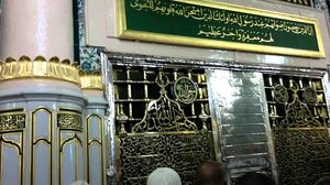الروضة الشريفة حيث قبر النبي محمد عليه السلام - أرشيفية
