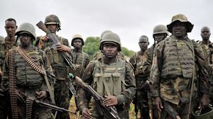 قوات أوغندية في الصومال تابعة لقوات الاتحاد الإفريقي - أ ف ب