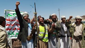 الحوثيون يحتفون بسيطرتهم على صنعاء ـ أ ف ب