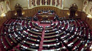 مجلس الشيوخ الفرنسي في إحدى جلساته - أرشيفية