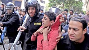 اعتدت قوات الأمن المصرية على مسيرة تندد بمقتل مواطن على يد الشرطة- أرشيفية