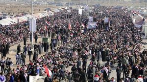 تجمع للسنة من أجل التظاهر ضد الحكومة العراقية - أرشيفية
