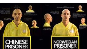 صورة مأخوذة من مجلة دابق نشرت صور الرهائن النرويجي والصيني - تويتر