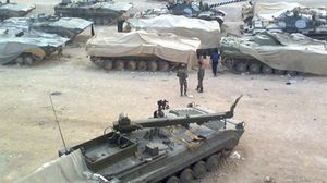 آليات عسكرية روسية في سوريا - أرشيفية