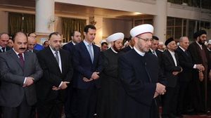 الأسد حضر صلاة العيد بجامع العادل بدمشق - أرشيفية