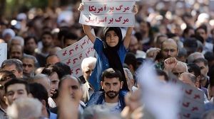 من المسيرة الجماهيرية في طهران