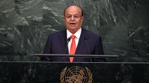 هادي دعا المجتمع الدولي لدعم جهود إنهاء "الانقلاب الحوثي" - أ ف ب