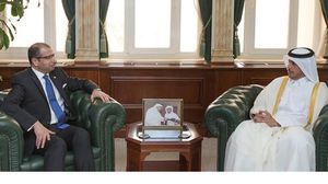 رئيس مجلس النواب العراقي سليم الجبوري في قطر ـ حمورابي
