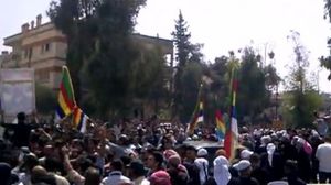 المتظاهرون هتفوا ضد رئيس النظام السوري - يوتيوب