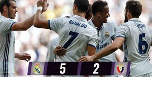 وعقب هذا الفوز رفع ريال مدريد رصيده للنقطة التاسعة بصدارة الترتيب- الموقع الرسمي للريال