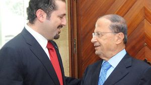 قال ميشال عون إنه لن ينظر في استقالة الحريري إلا بعد عودته إلى لبنان- أرشيفية