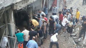 يستمر القصف الوحشي على أحياء حلب المحاصرة لليوم العاشر على التوالي - تويتر