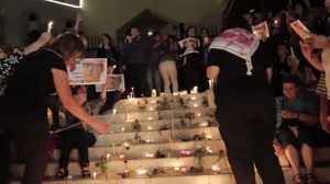 مسيحيّون وعلمانيون شاركوا بفعالية "إضاءة شموع" أمام مكان اغتيال ناهض حتّر - يوتيوب