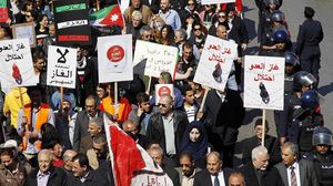 تواجه اتفاقية استيرد الغاز الغسرائيلي رفضا واسعا من الشارع الأردني