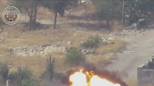 لحظة استهداف مجموعة من النظام بصاروخ "فاغوت" موجّه بريف اللاذقية- يوتيوب
