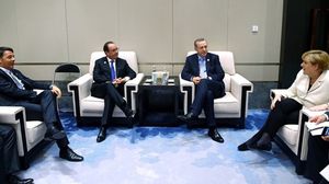 أردوغان في اجتماع على هامش قمة الصين مع ميركل وهولاند ورينززي