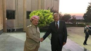 أبو الغيط التقى البارزاني في مدينة أربيل عاصمة إقليم كردستان العراق- فيسبوك