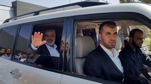 رئيس حركة حماس خلال زيارته للقاهرة