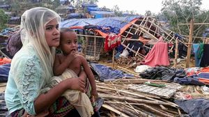 ميدل إيست آي: صور الأقمار الصناعية تظهر عشرات قرى الروهينغيا وقد حرقها جيش ميانمار- أ ف ب