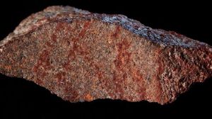 يعتقد الباحثون أن النقش الموجود على الحجر الحالي دليل على أن البشرية عرفت الفن قبل 70 ألف سنة- فيلت