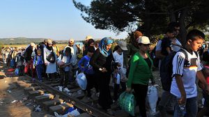 أوروبا شهدت موجة هجرة سورية غير مسبوقة عام 2015- جيتي