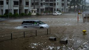 إعصار الفلبين أرغم عشرات آلاف الأشخاص على مغادرة منازلهم- جيتي 