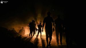  قوات الاحتلال أطلقت الرصاص على المتظاهرين وقنابل الغاز السام المسيل للدموع- فيسبوك